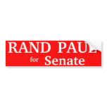 RAND PAUL , Kentucky Senate bumper stickers