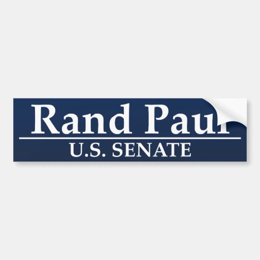 Rand Paul U.S. Senate Bumper Sticker