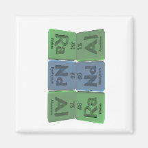 Randal  as Radium Neodymium Aluminium Fridge Magnet
