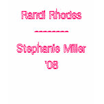 Randi Rhodes--------Stephanie Miller'08 t-shirts