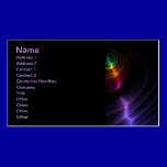 Random Abstract Digital Colourful Swirls Backgroun business cards