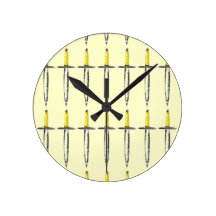 Random Daggers Wall Clock