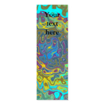 Random multicolored swirling psychedelic vortex business card templates