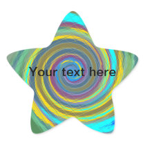 Random multicolored swirling vortex tiled