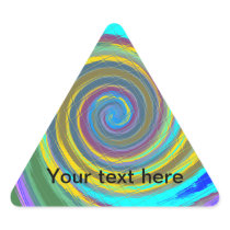 Random multicolored swirling vortex tiled