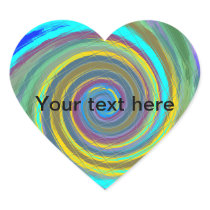 Random multicolored swirling vortex tiled