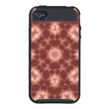 random pattern red iPhone 4 cover