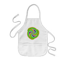 Random, pretty, colourful, fuzzy windmill splurge! apron