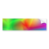 Random, pretty, colourful splurge! bumper stickers