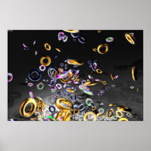 Random Rings Print