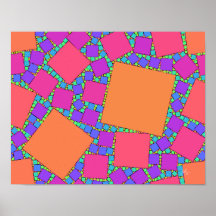 random squares 1 posters