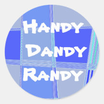 Randy élégant pratique autocollants