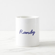 Randy-Name Style Mug