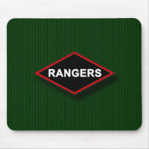 Ranger - Black and Red diamond Mousepad