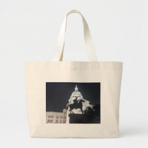 Ranger in front of TX Capitol.jpg Canvas Bag
