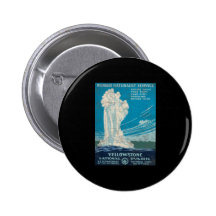Ranger Service Yellowstone National Park Buttons