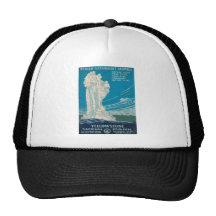 Ranger Service Yellowstone National Park Mesh Hats