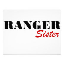 Ranger Sister Personalized Invitation
