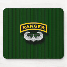 Ranger tab and Air Assault badge Mousepad