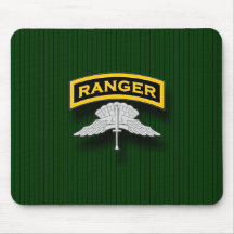 Ranger tab and HALO badge Mousepad