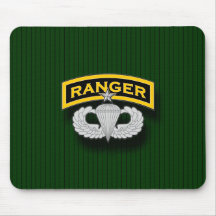 Ranger tab and Senior Parachutist badge Mousepad