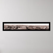 Ranger Texas Birdseye Photo 1919 Print