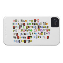 Ransom Note Serenity Prayer iPhone 4 Cover