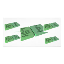 Rap as Ra Radium and P Phosphorus Photo Cards