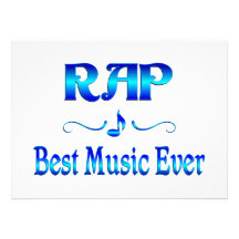 Rap Best Music Invitation