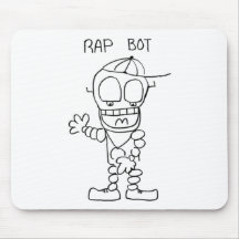 Rap Bot Mouse Pad