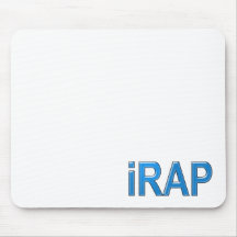 RAP iRAP Rapper Rap music MC emcee girls guys Mouse Pads