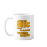 Rap music t shirt coffee mug