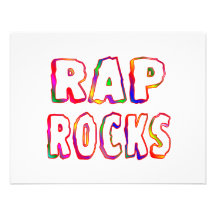 Rap Rocks Custom Invitations