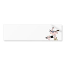 Rap star bumper sticker