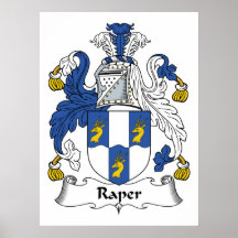 Raper Family Crest Print