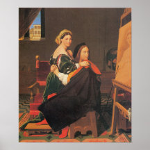 Raphael and the Fornarina, 1811-12 Print