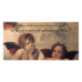 Raphael Angels Photo Card Bookmark