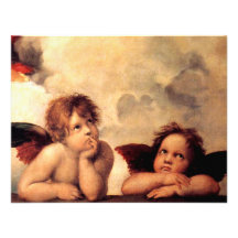 Raphael Cherubs Sistine Madonna Invitations