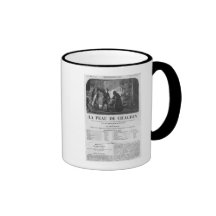 Raphael de Valentin and the shopkeeper Mug