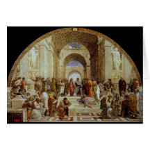 Raphael "l'école d'Athènes" (circa 1511) Cartes