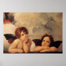 Raphael,Sistine Cherub Print