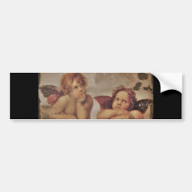 Raphael's Baby Angels Bumper Stickers
