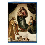 Raphael's Classic "Sistine Madonna" (circa 1513) Card