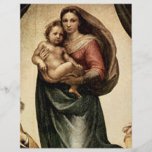 Raphael's "Sistine Madonna" Detail (circa 1513) Personalized Flyer