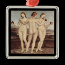 Raphael's Three Graces Ornament ornaments
