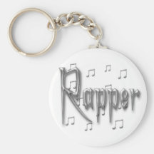 Rapper Keychain