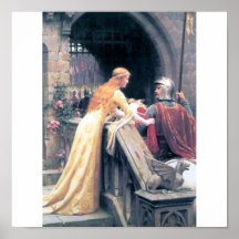 rapport d'amour de château de chevalier de dame mé affiche
