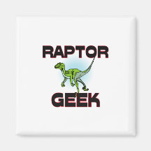Raptor Geek Refrigerator Magnet