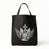 Raptor Jesus Loves You Canvas Bags