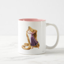 Rapunzel Brushing Hair 2 Coffee Mug